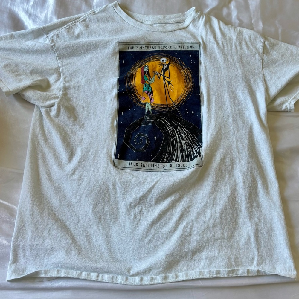 Disney White Nightmare Before Christmas Tee